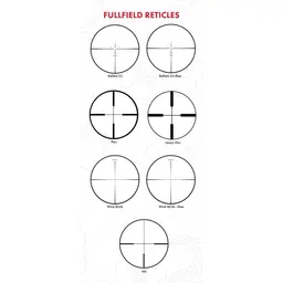 Burris Fullfield 4-16x50mm Rifle Scope, SFP Plex Reticle, Matte Black, 1" Tube - 4