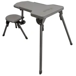 Caldwell Stable Table Lite Shooting Rest – Portable Gray Shooting Bench for Stability - 1