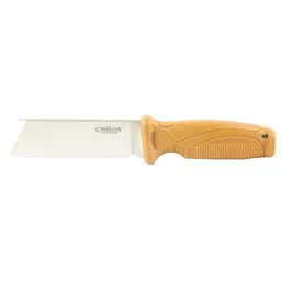 Camillus Swedge 8.75" Fixed Blade Knife with Tan ABS Handle, 420 Stainless Steel, Polymer Sheath - 1
