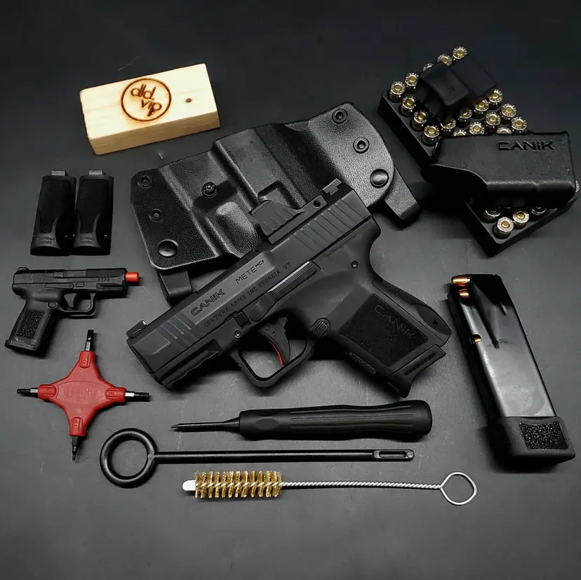 Canik METE MC9 9mm BLK Cerakote w/ MeCanik MO1 - 1