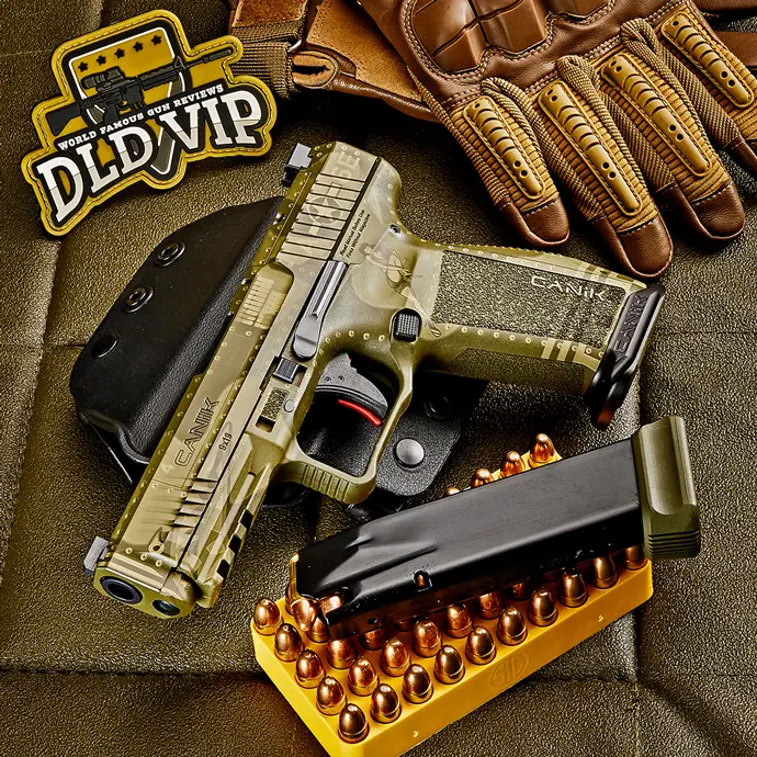 Canik METE SFT 9mm 4.5" OR Green Bomber Cerakote - 1