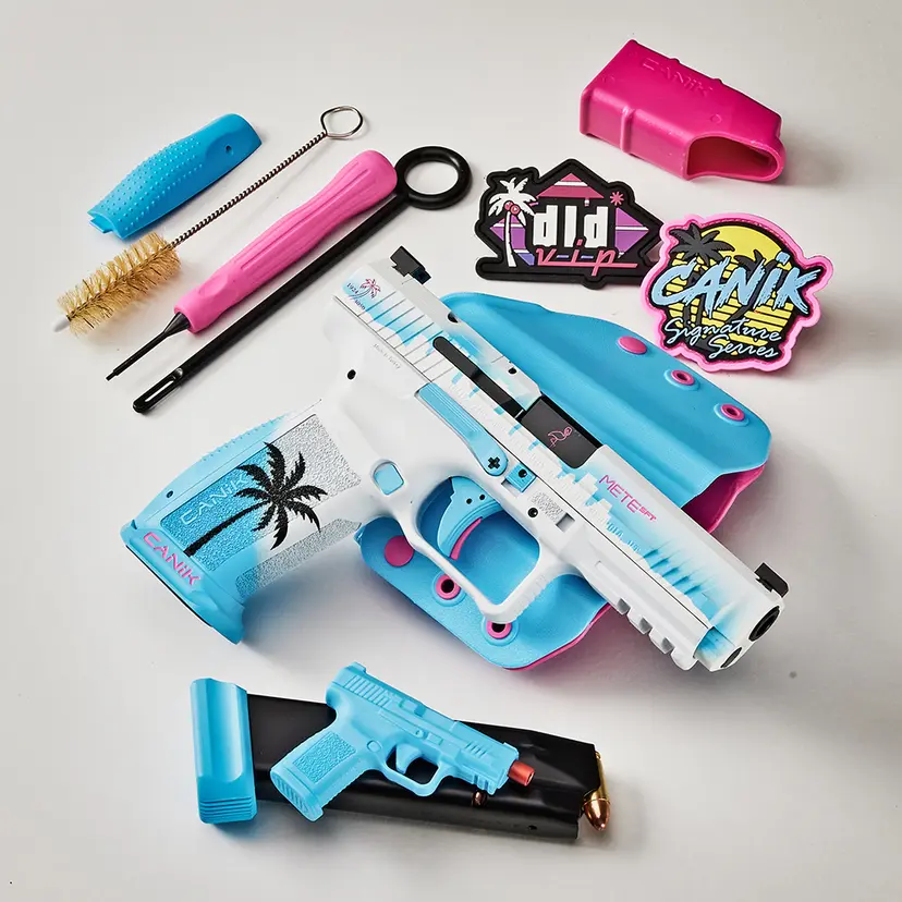 Canik METE SFT 9mm OR Miami Days Cerakote - 1