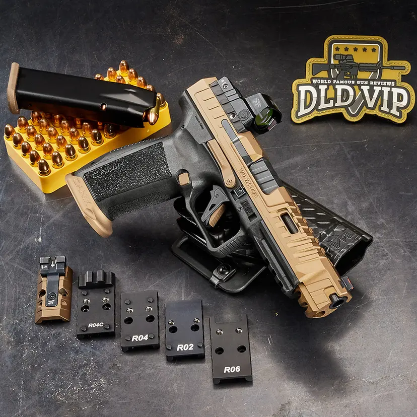 Canik SFX Rival 9mm 5" Bronze Cerakote w/ MeCanik M02 - 1