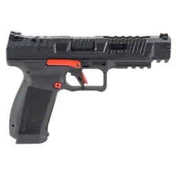 CANIK SFX Rival Red 9mm 5" 18RD MO3 Semi-Auto Pistol with Optic, 2 Magazines, Fiber Sights - 2