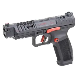 CANIK SFX Rival Red 9mm 5" 18RD MO3 Semi-Auto Pistol with Optic, 2 Magazines, Fiber Sights - 3