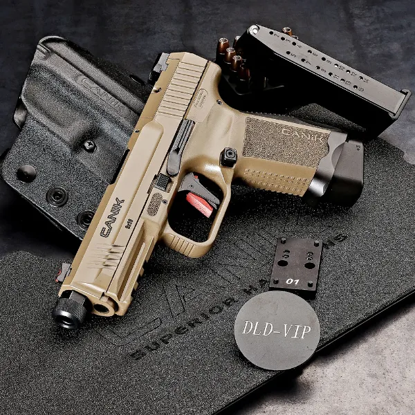 Canik TP9 Elite Combat 9mm FDE Cerakote