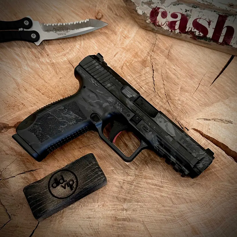 Canik TP9SF 9mm Tiger Dark Grey Cerakote - 1