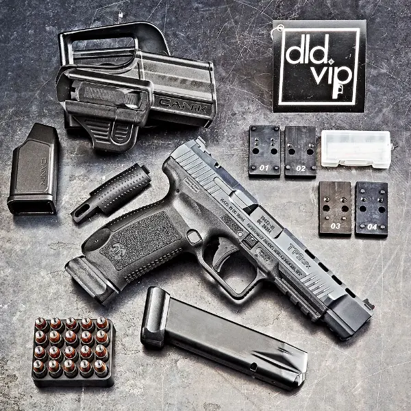 Canik TP9SFX 9mm 5.2" Tungsten Cerakote OR (RFO) - 1