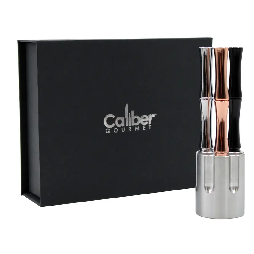 Caliber Gourmet 3-Piece Pen and Revolver Cylinder Gift Set – Unique Desk Accessory - 1
