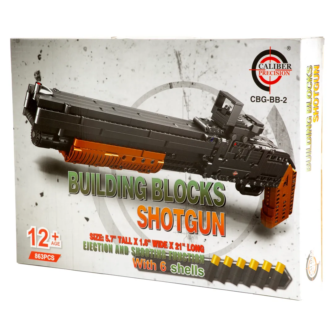 Caliber Gourmet Building Blocks Shot Gun Toy – Multi Color Accessory for Creative Play
