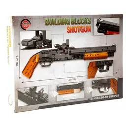 Caliber Gourmet Building Blocks Shot Gun Toy – Multi Color Accessory for Creative Play - 2