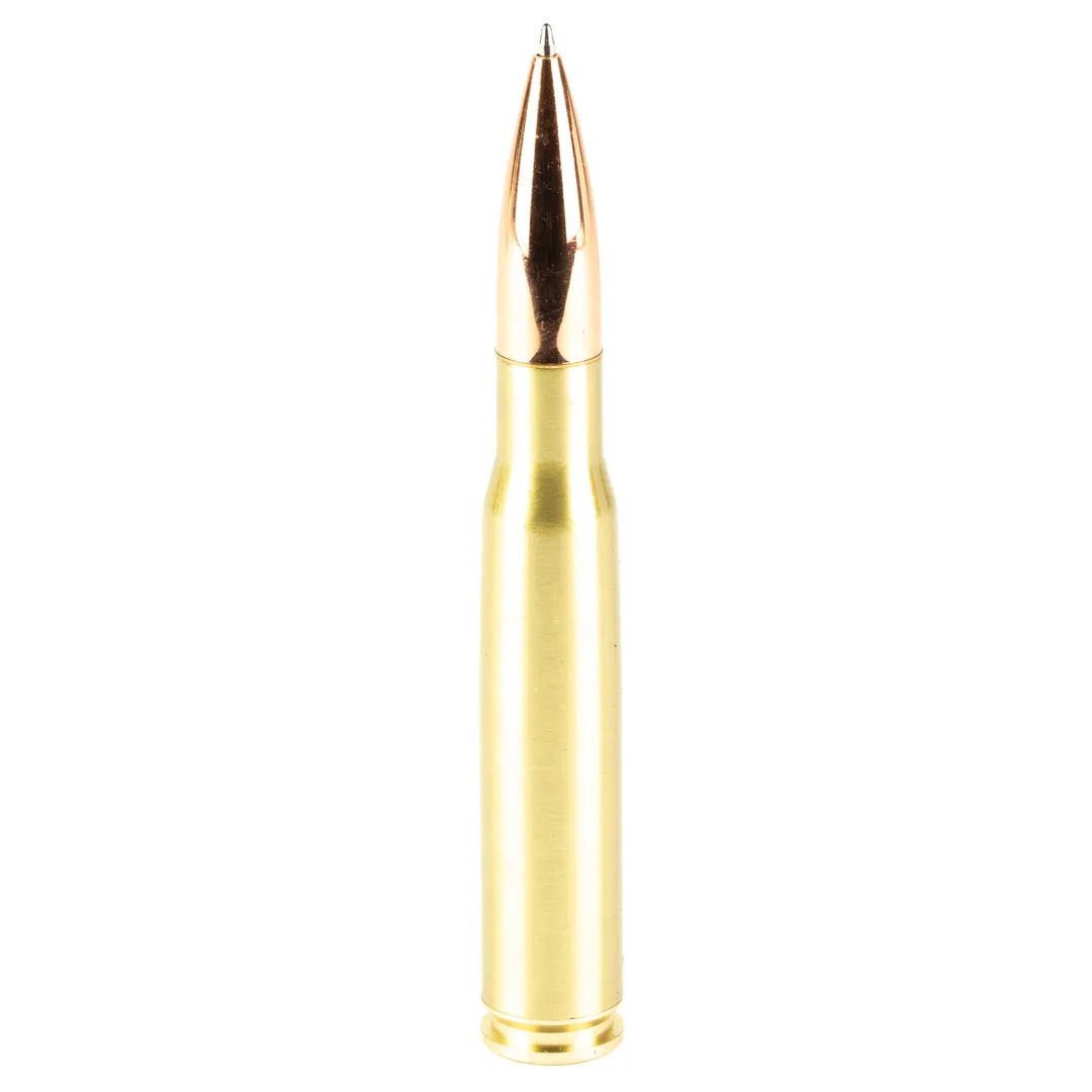 Caliber Gourmet 50 Cal Bullet Twist Pen Gold – Unique Gift for Collectors & Writing Enthusiasts