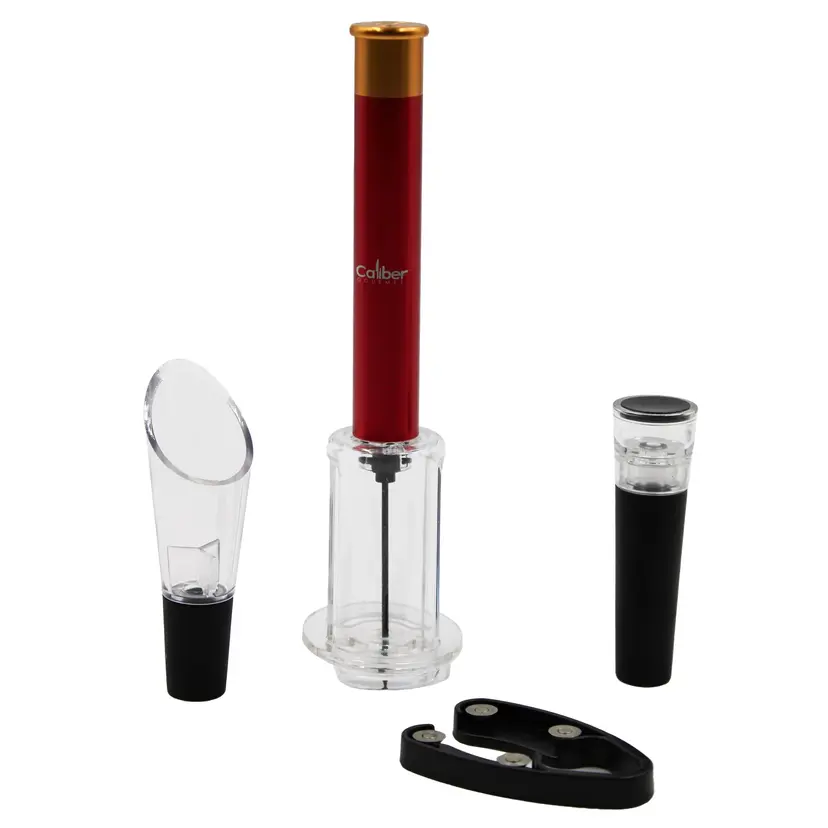 Caliber Gourmet Shotgun Shell Pump Wine Bottle Opener – Unique Novelty Bar Accessory - 1