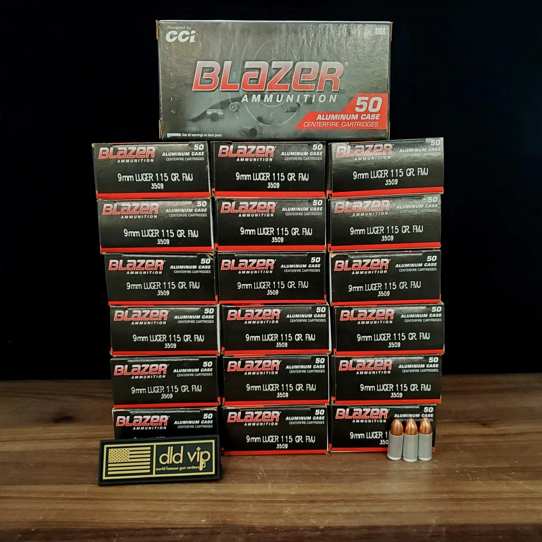 CCI Blazer 9mm 115Gr FMJ Alum