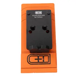 C&H Precision V4 Optic Mounting Plate for Walther PPQ Q4/Q5 to Trijicon RMR SRO Holosun 407C 507C 508C Anodized Black with Hardware - 1