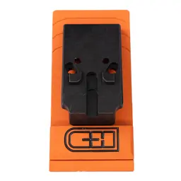 C&H Precision V4 Optic Mounting Plate for Walther PPQ Q4/Q5 to Trijicon RMR SRO Holosun 407C 507C 508C Anodized Black with Hardware - 2