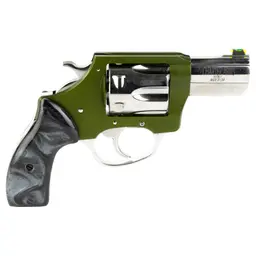Charter Arms Undercover II 38 Special Revolver, 2.2" Barrel, 6 Shot, Cerakote OD Green, Black Pearlite Grips - 2