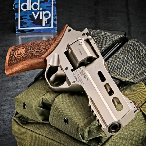 Chiappa Rhino 50DS .357Mag Nickel SAO - 1