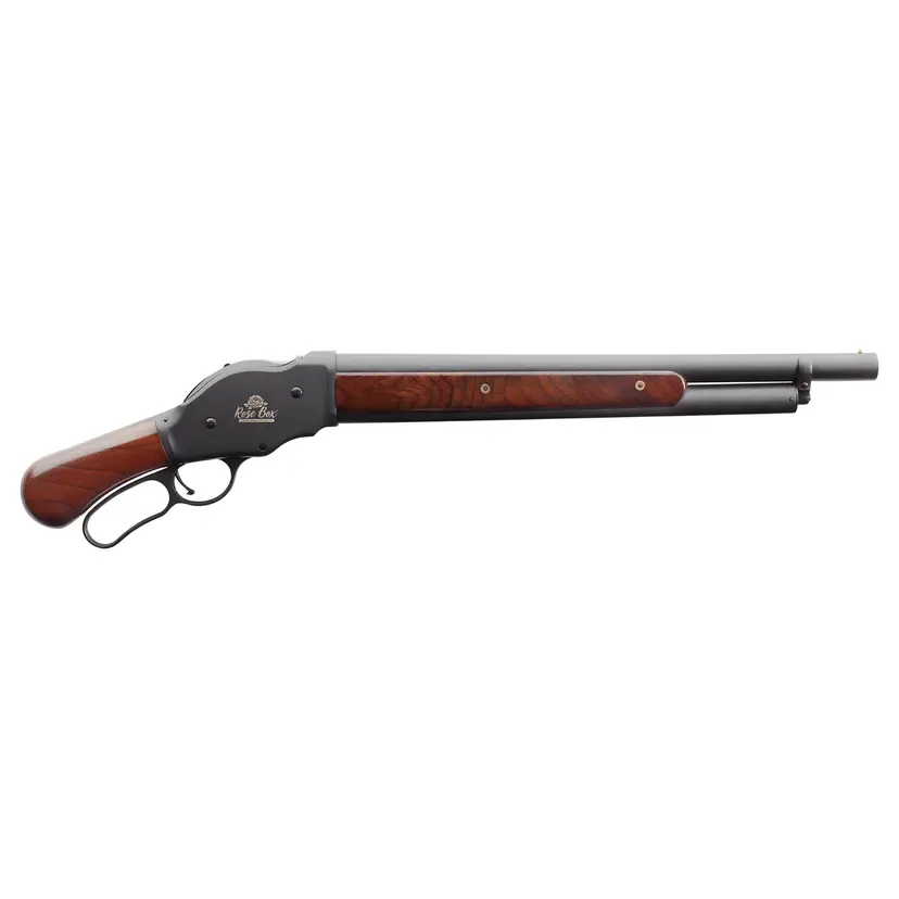 Chiappa 1887 Rose Box 12 Gauge Lever Action Shotgun 18.5" Barrel 5 Rounds Blued Wood - 1