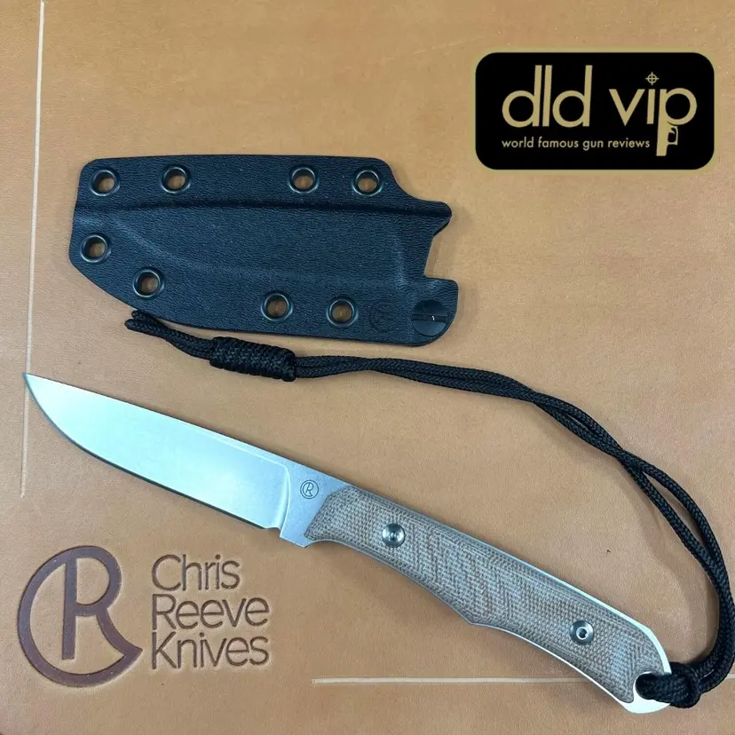 Chris Reeve Knives Inyoni Natural Canvas Micarta - 1