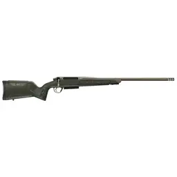 Christensen Arms Evoke 243 WIN Bolt Action Rifle 20" Burnt Bronze Cerakote, Threaded Barrel, Muzzle Brake, Synthetic Stock - 1
