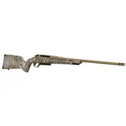 Christensen Arms Evoke 243 Win Bolt Action Rifle 20" FDE Cerakote, Mossy Oak Hybrid Hunter Stock, RFR Muzzle Brake, TriggerTech - 2