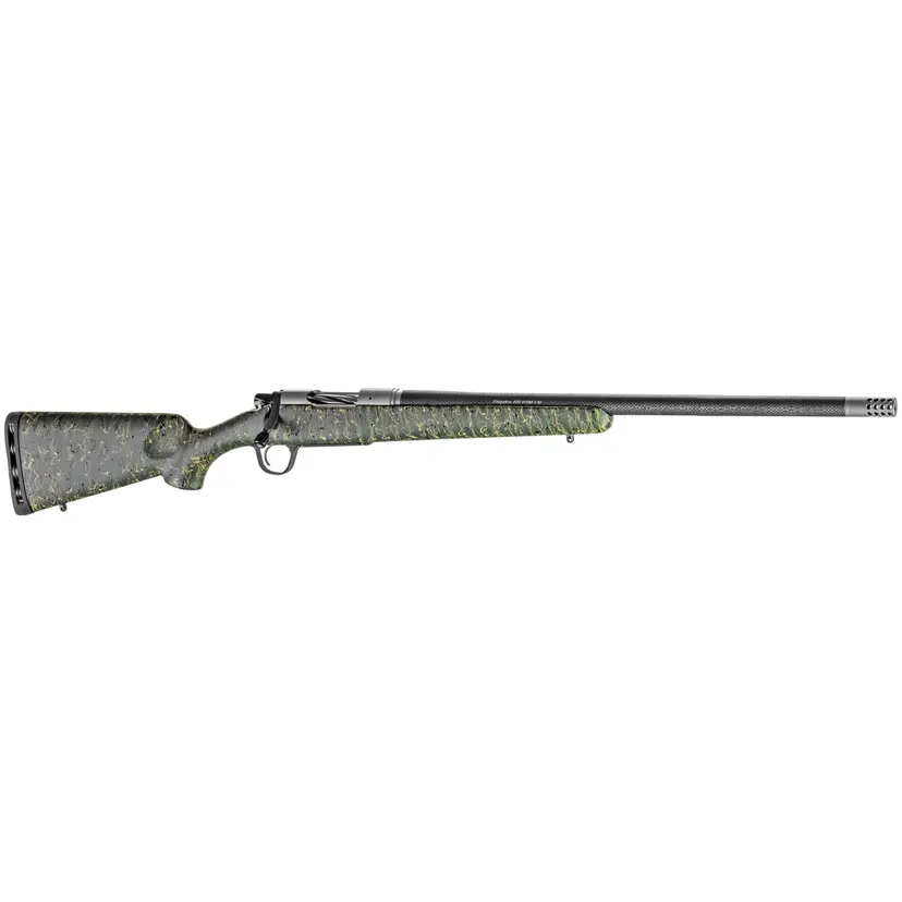 Christensen Arms Ridgeline 308 Win Bolt Action Rifle 24" Carbon Fiber Barrel Stainless Receiver Green Stock - 1