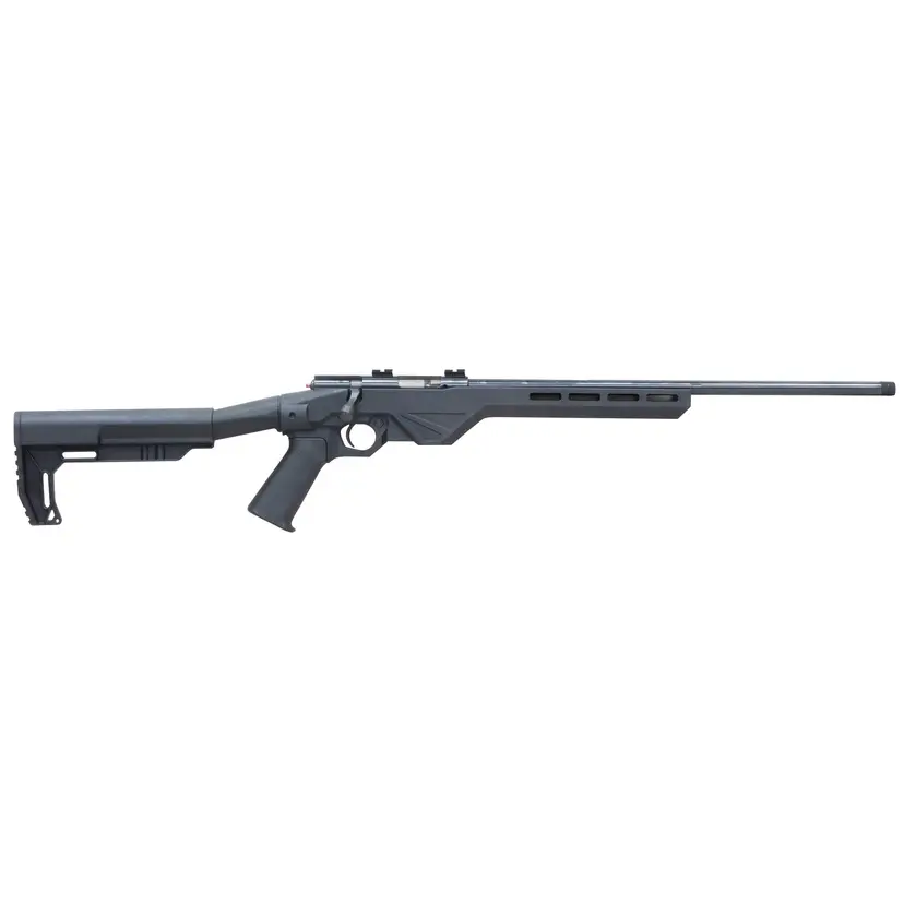 Citadel TRAKR 22 WMR Bolt Action Rifle 21" Threaded Barrel Black Synthetic 5 Round - 1