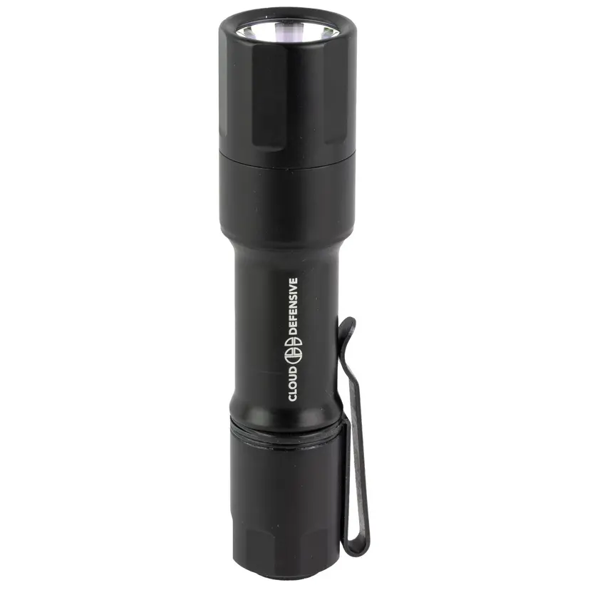 Cloud Defensive MCH High Candela Handheld Flashlight 1100 Lumens Black – Aluminum, 18650 Battery Included - 1
