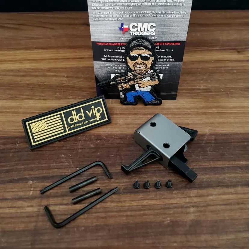 CMC M4/AR Drop In 3.5lb Single Stage Flat Trigger - 1