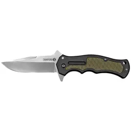 Cold Steel Crawford Model 1 Folding Knife 3.5" 4034SS Plain Edge Blade - 1