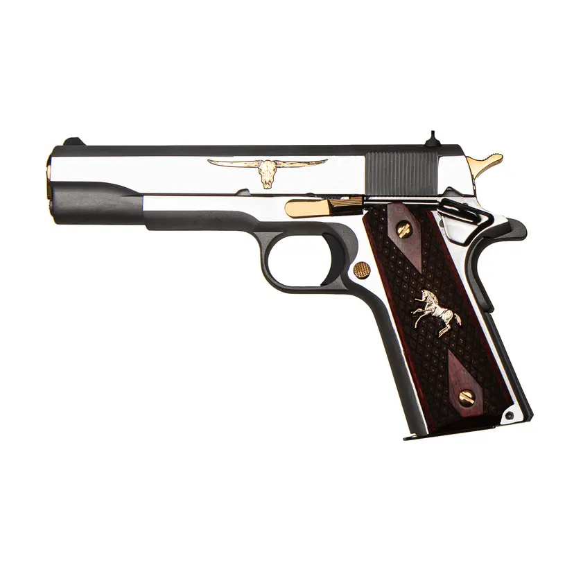 Colt Gov't Model 1911 TALO Texas Longhorn High Polish 45ACP 1 of 500 - 1