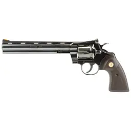 Colt Python .357 Magnum Revolver 8" Blued 6-Round Double/Single Action Wood Grips - 1