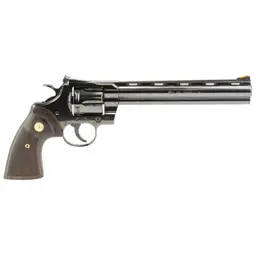 Colt Python .357 Magnum Revolver 8" Blued 6-Round Double/Single Action Wood Grips - 2