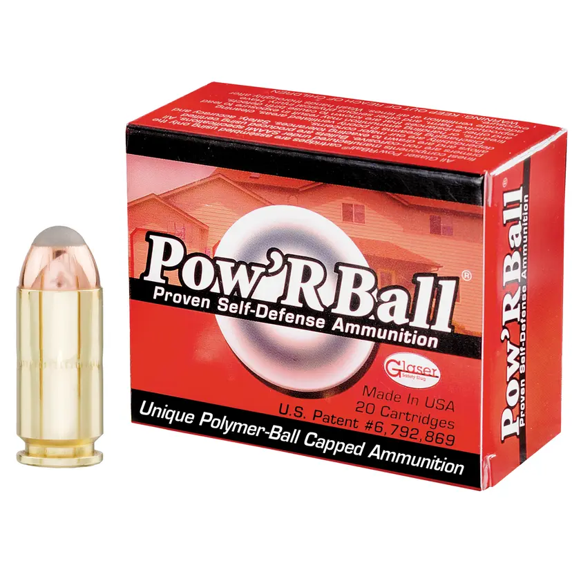 Corbon Pow'RBall 40 S&W 135 Grain Polymer-Tipped Ammunition – 20 Round Box - 1