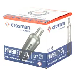 Crosman Powerlet CO2 Cartridges 25 Pack for Airguns - 1