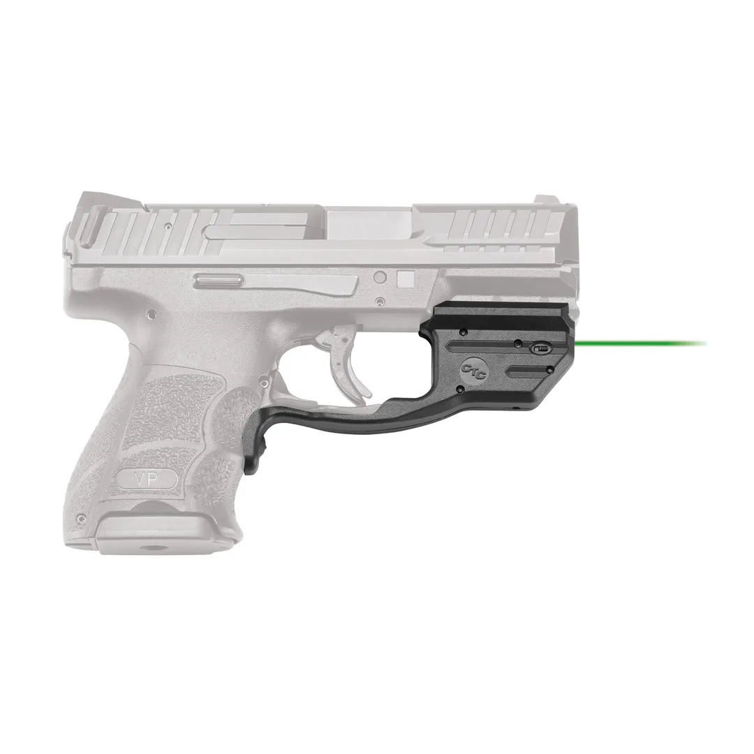 Crimson Trace Laserguard Green Laser for H&K VP9/VP40 & VP9SK – User Installed, Black