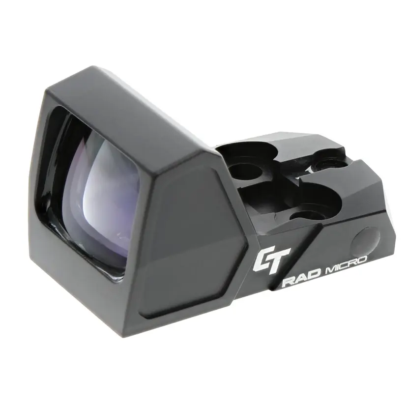 Crimson Trace RAD Micro Green Dot Sight – Compact 5 MOA Open Reflex Optic, Black - 1