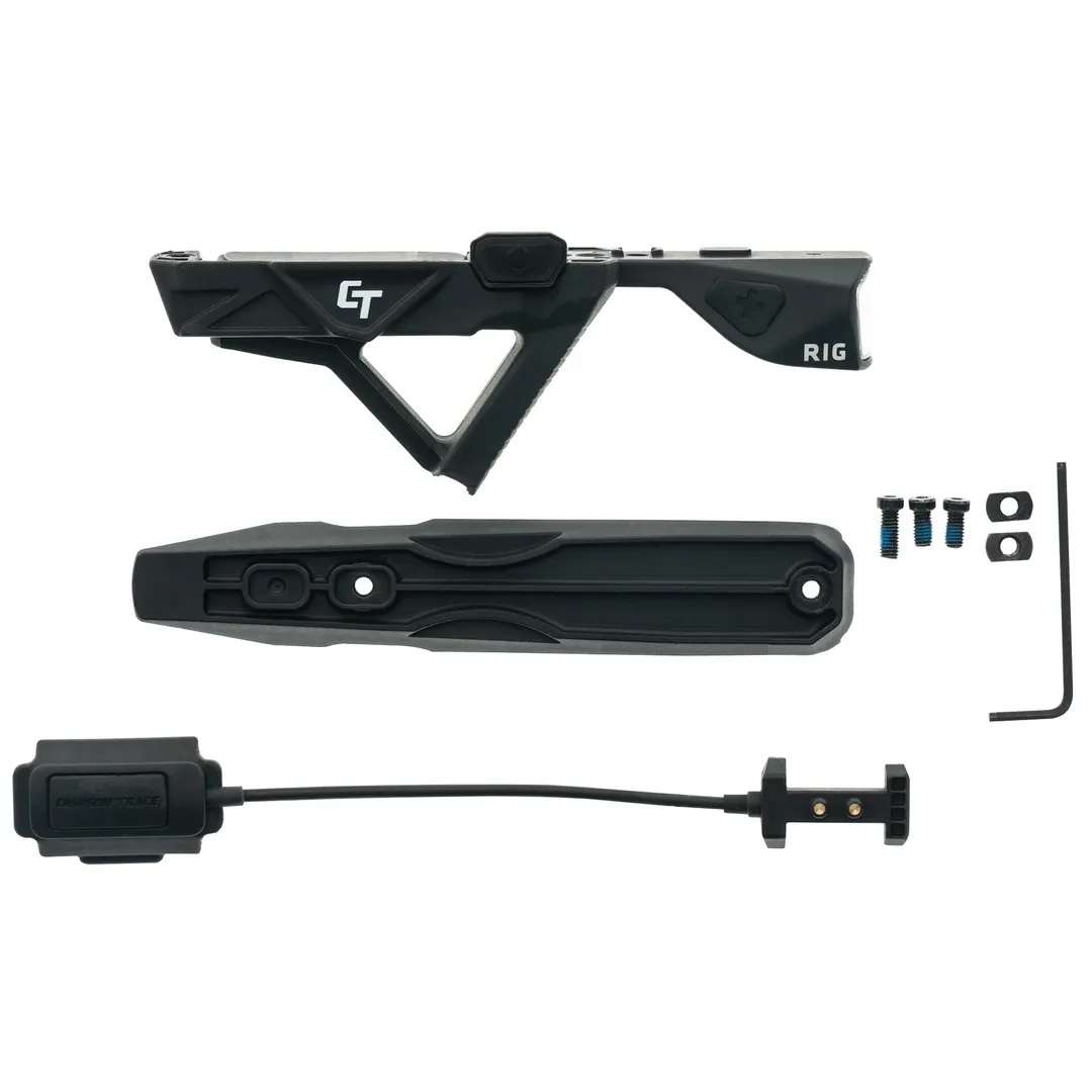 Crimson Trace RIG Rapid Illumination Grip Angled Foregrip with Integrated Light – Black
