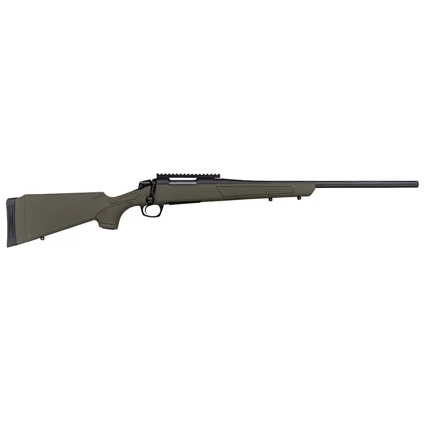 CVA Cascade 350 Legend Bolt Action Rifle 22" Threaded Barrel Cerakote Black OD Green Synthetic Stock - 1