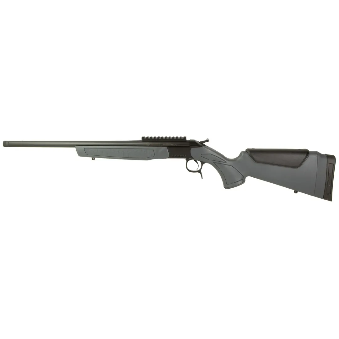 CVA Scout Gen 3 .243 Win Single Shot Rifle 20" Threaded Barrel Black/Gray Synthetic Stock