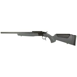 CVA Scout Gen 3 .243 Win Single Shot Rifle 20" Threaded Barrel Black/Gray Synthetic Stock - 1