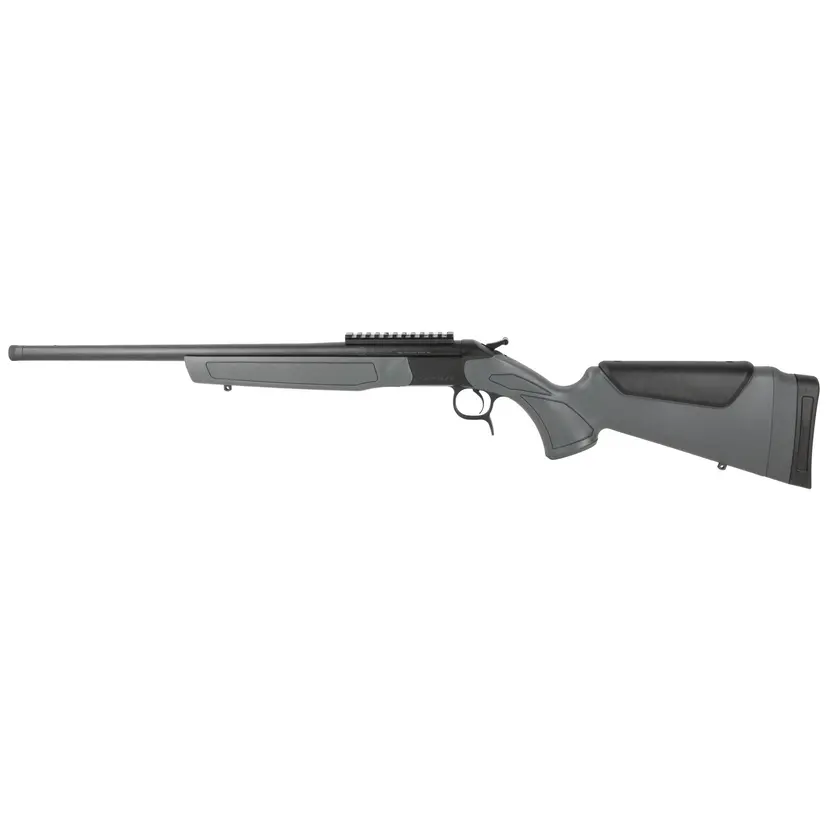 CVA Scout Gen 3 6.5 Creedmoor Single Shot Rifle 20" Threaded Barrel Black/Gray Synthetic Stock - 1