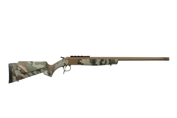 CVA Scout V2 Takedown 450 Bushmaster FDE Woodland Camo - 1
