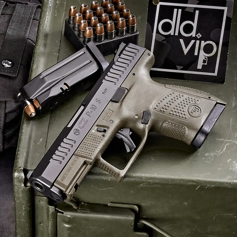 CZ P-10S 9mm ODG w/ Tritium Sights 10rd - 1