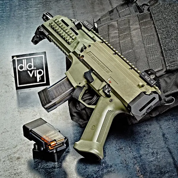 CZ Scorpion Evo 3 S1 9mm 7.7" ODG - 1
