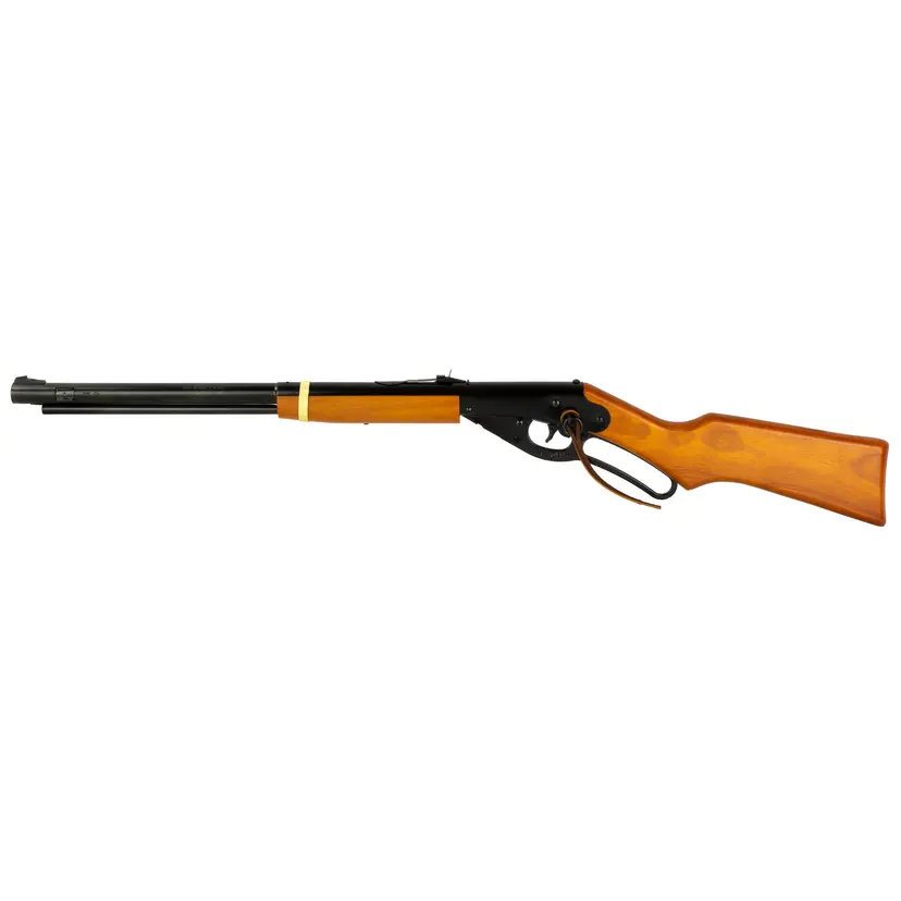 Daisy Red Ryder Fun Kit BB Air Rifle – 350 FPS, 650 Round Capacity, Wood Stock, Black - 1