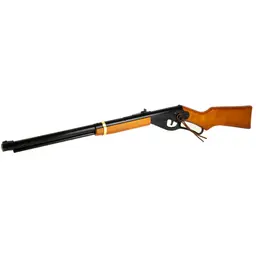 Daisy Red Ryder Fun Kit BB Air Rifle – 350 FPS, 650 Round Capacity, Wood Stock, Black - 3
