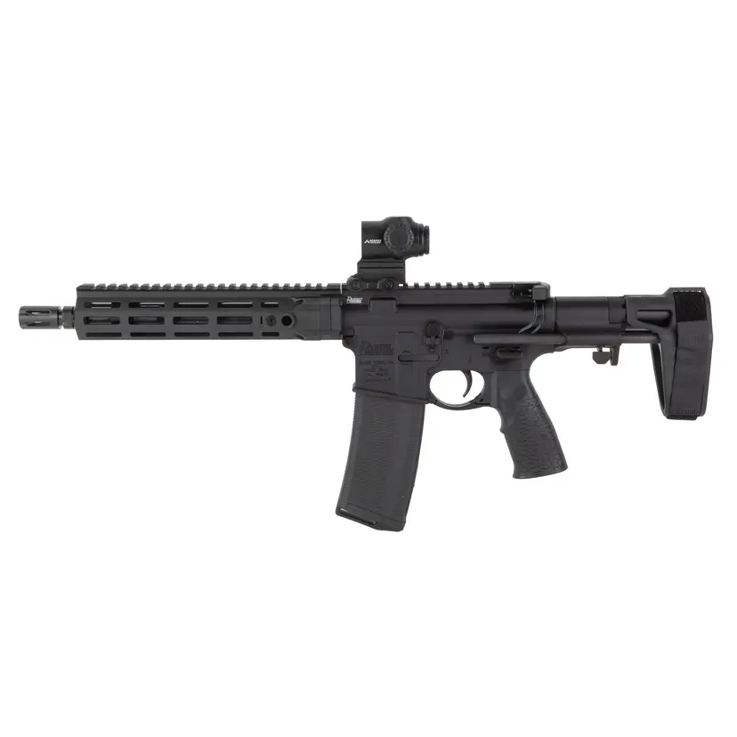 Daniel Defense DDM4 5.56 NATO AR Pistol 10.3in CHF Barrel 30rd Black w/ Primary Arms Cyclops Gen 2, Maxim PDW Brace - 1