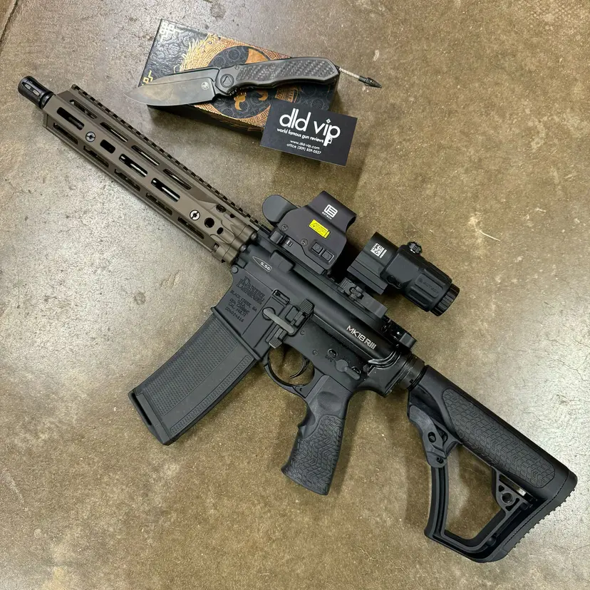 Daniel Defense DDM4 MK18RIII SBR 5.56 FDE Package - 1